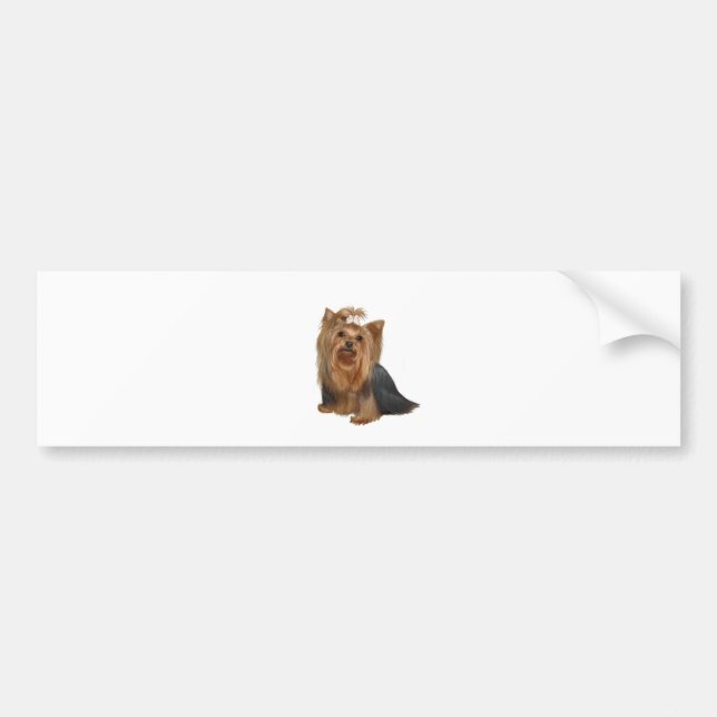 Yorkshire Terrier (7) Bildekal (Framsidan)
