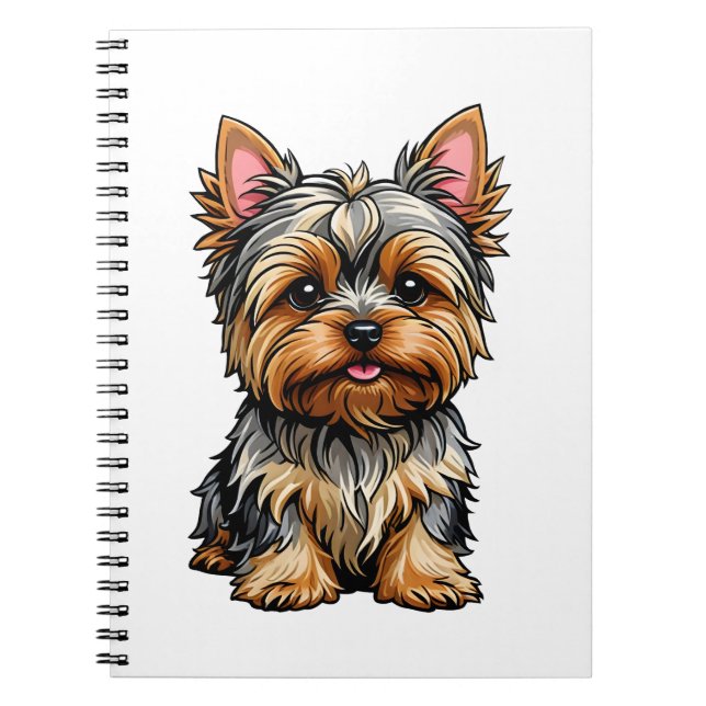 Yorkshire Terrier Anteckningsbok (Framsidan)