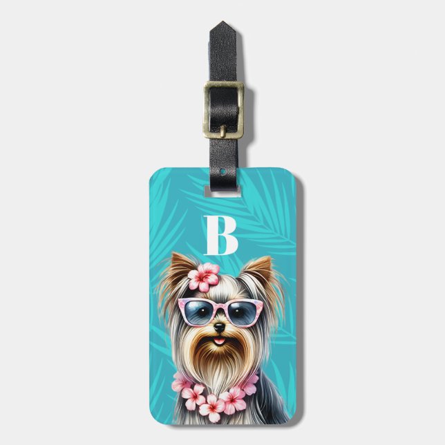 Yorkshire Terrier Bagagebrickor (Vertikal Framsida)