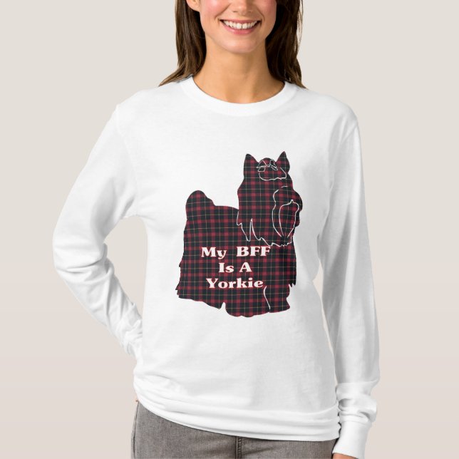 Yorkshire Terrier BFF Gifts Tee (Framsida)