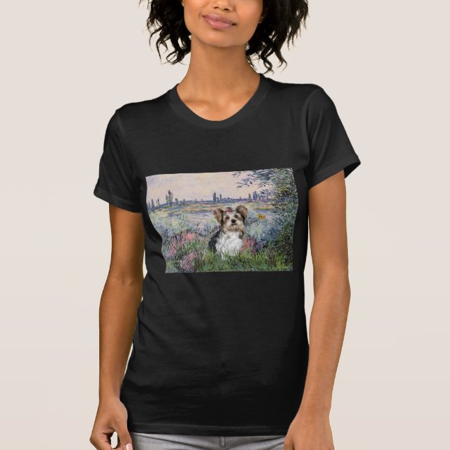 Yorkshire Terrier (Biewer) - Av Seine T Shirt (Framsida)
