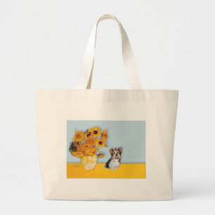Yorkshire Terrier (Biewer) - Solblommor Jumbo Tygkasse