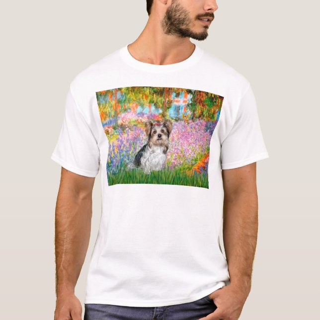 Yorkshire Terrier (Biewer) - Trädgård T-shirt (Framsida)