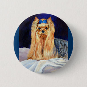 Yorkshire Terrier Button-stift Knapp