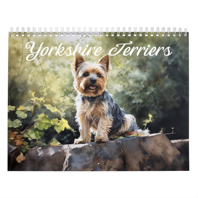 Yorkshire Terrier Calendar, varje år Kalender (Omslag)