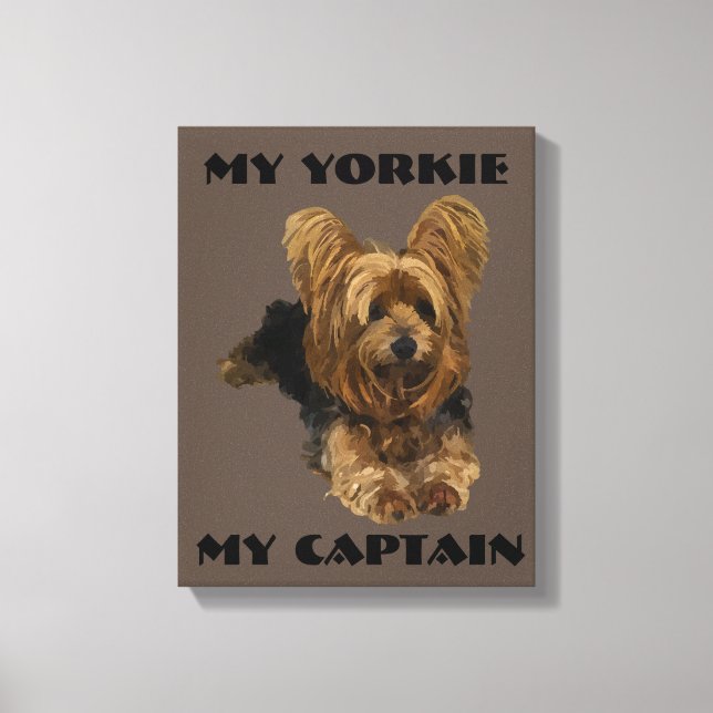 Yorkshire Terrier Canvas Art (Framsida)
