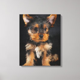 Yorkshire Terrier Canvastryck