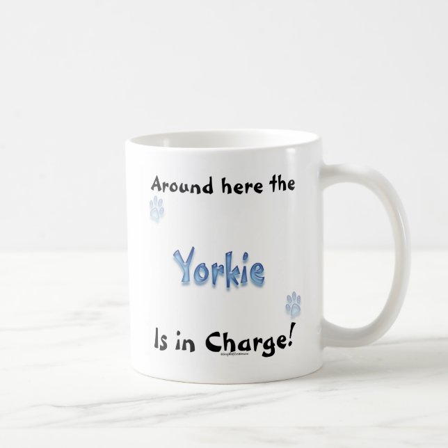Yorkshire Terrier Charge Kaffemugg (Höger)