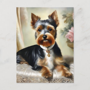 Yorkshire Terrier Cute Hund Vykort