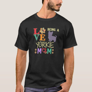 Yorkshire Terrier Design for Yorkie Hund T Shirt
