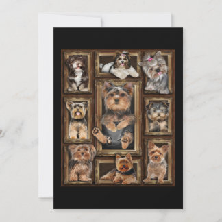 Yorkshire Terrier Dog Cute Yorkshire Terrier Lover Anteckningskort