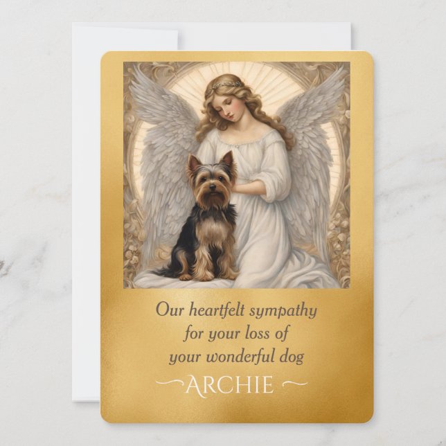 Yorkshire Terrier Elegant Angel Sympathy (Framsida)