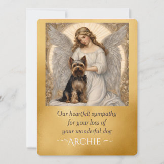 Yorkshire Terrier Elegant Angel Sympathy