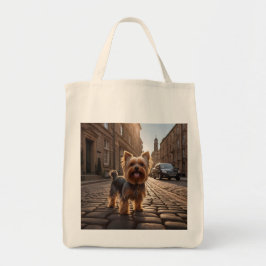 Yorkshire Terrier Elegant Livsmedel Tote Bag Tygkasse