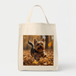 Yorkshire Terrier Elegant Livsmedel Tote Bag Tygkasse
