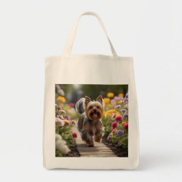 Yorkshire Terrier Elegant Livsmedel Tote Bag Tygkasse