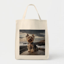 Yorkshire Terrier Elegant Livsmedel Tote Bag