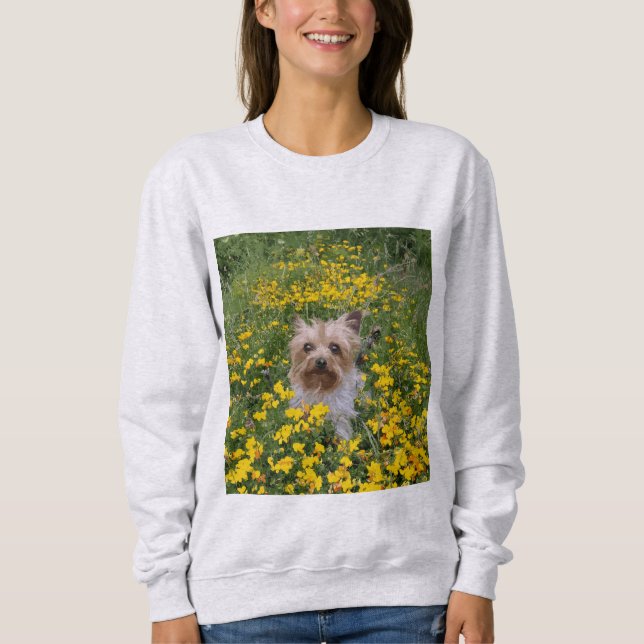 Yorkshire Terrier-fält T Shirt (Framsida)