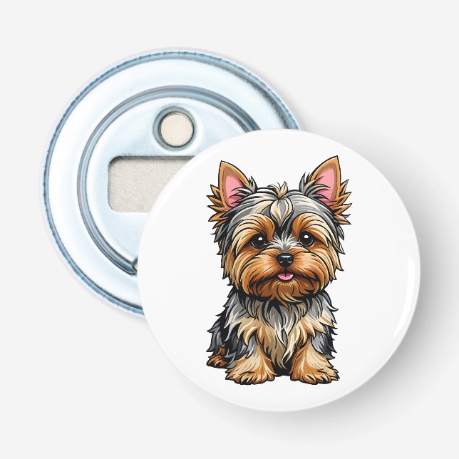 Yorkshire Terrier Flasköppnare (Framsidan)