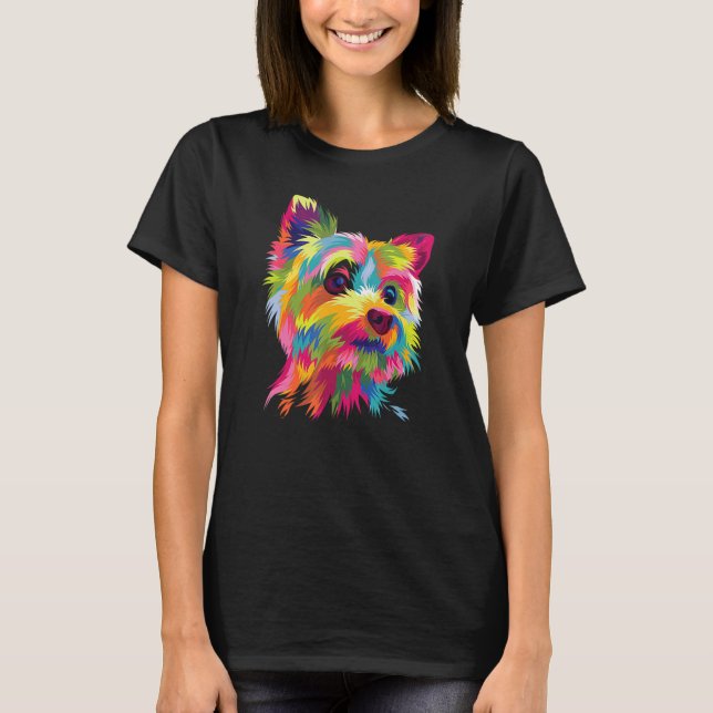 Yorkshire Terrier Funny Yorkie Dog Animal Lover Co T Shirt (Framsida)