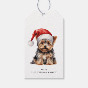 Yorkshire Terrier Gift Märkres Presentetikett