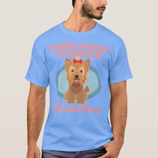Yorkshire Terrier Grandma Yorkie Hundägare Yorkshi T Shirt