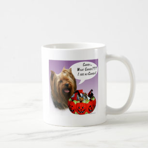 Yorkshire Terrier Halloween Candy Kaffemugg