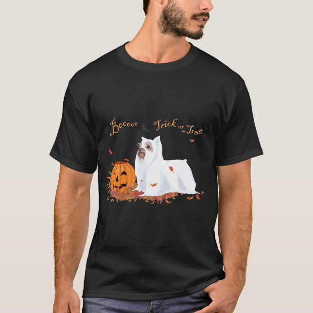 Yorkshire Terrier Halloween T Shirt (Framsida)