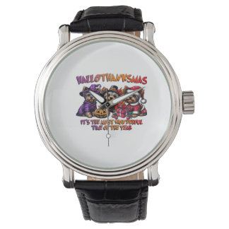 Yorkshire Terrier Halloween Thanksgiving Christmas Armbandsur