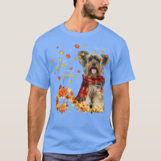 Yorkshire Terrier Hej Autumn för Hund älskare tack T Shirt