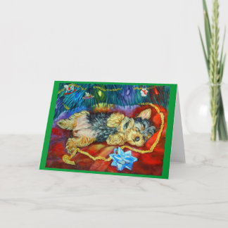 Yorkshire Terrier Helgkort