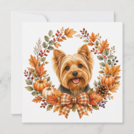 Yorkshire Terrier Höst Anteckningskort