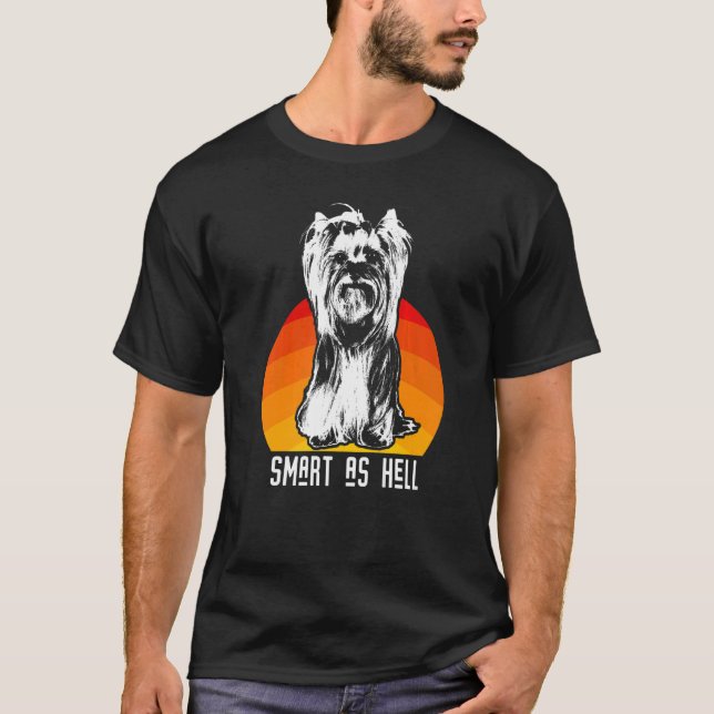 Yorkshire Terrier Hund aveln 26 T Shirt (Framsida)