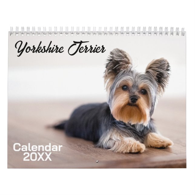 Yorkshire Terrier Hund Calendar 2026 Kalender (Omslag)