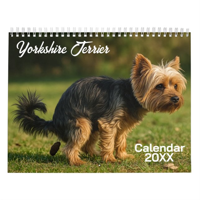 Yorkshire Terrier Hund Calendar 2026 Kalender (Omslag)