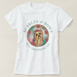 Yorkshire Terrier Hund Frisörsalong T-Shirt