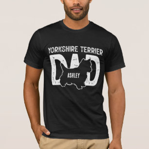 Yorkshire Terrier Hund Pappa Puppy Pappa T Shirt