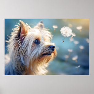 Yorkshire Terrier Hund Pet Animal Poster