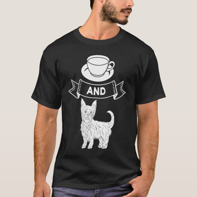 Yorkshire Terrier Hund Puppies Owner Älskare T Shirt (Framsida)