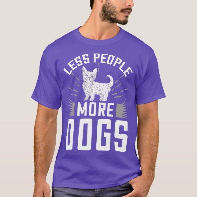 Yorkshire Terrier Hund Puppies Owner Älskare T Shirt (Framsida)