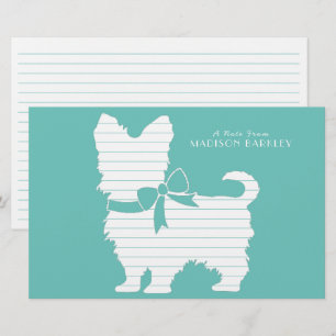 Yorkshire Terrier Hund Puppy Yorkie Brevpapper