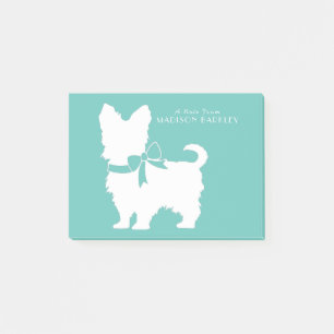 Yorkshire Terrier Hund Puppy Yorkie Post-it Block
