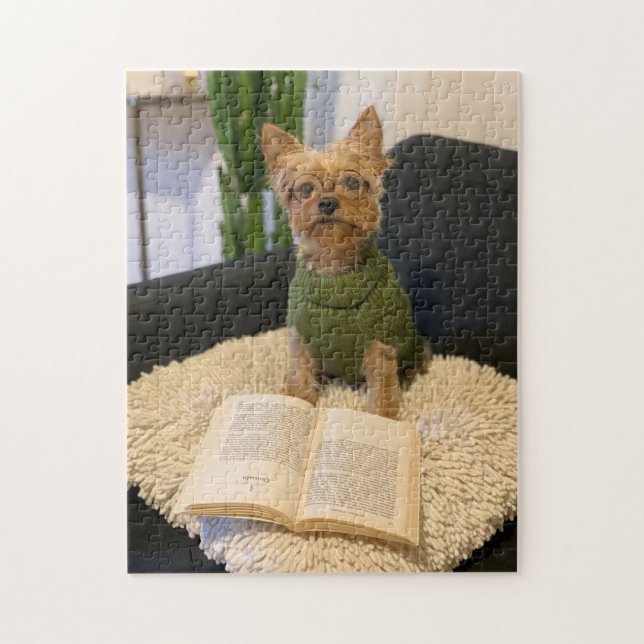 Yorkshire Terrier Hund Pussel (Vertikal)