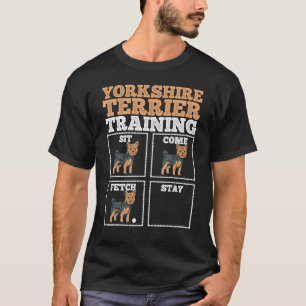 Yorkshire Terrier Hund Trainer T Shirt