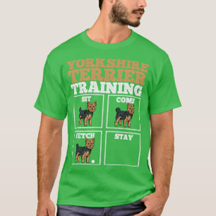 Yorkshire Terrier Hund Training Hund Trainer T Shirt