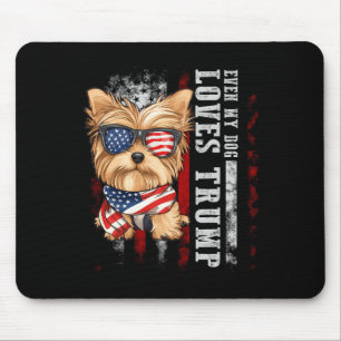 Yorkshire Terrier Hund Yorkie Även My Hund Kärlek Musmatta