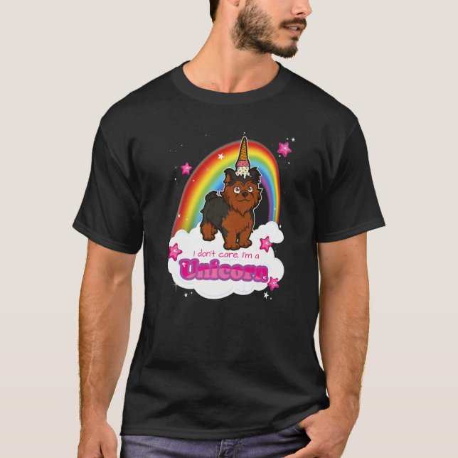 Yorkshire Terrier Hundras  67 T Shirt (Framsida)