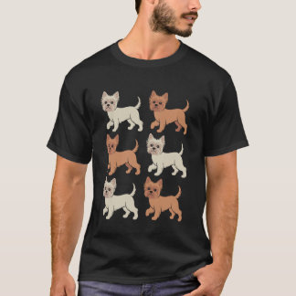 Yorkshire Terrier-illustration Söt Yorkie T Shirt