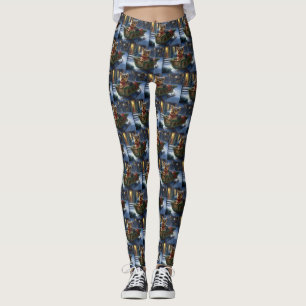Yorkshire Terrier jul jul, julsäsong Leggings