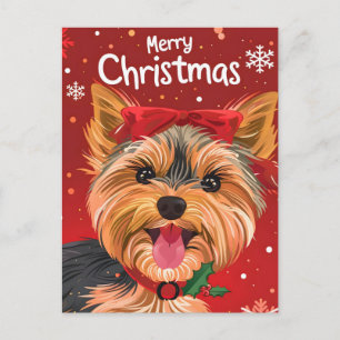 Yorkshire Terrier jul Vykort